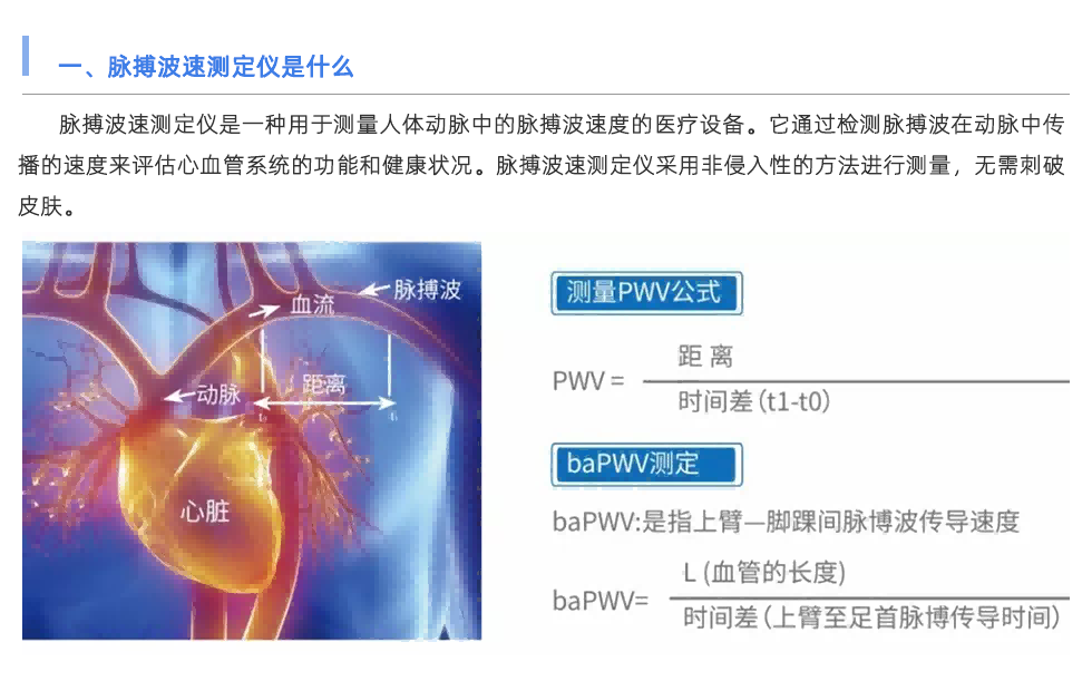 脉搏波速测定仪